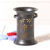 Starburst Smokey Black Glass Wax Warmer Electric 7 inch Fragrance Lamp Decor Additional image