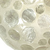 Set of 6 Capiz Shell Deco Spheres 4" White Iridescent Decorative Balls Additional image