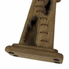 Weathered Wood Lighthouse Coastal Nautical Tabletop Statue 12.25 Inch Tall Additional image