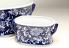 AA Importing 59941 Set Of 2 Blue & White Foot Baths Additional image