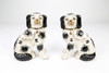 AAI Black and White Staffordshire Spaniels, Set of 2 Main image