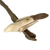 Driftwood Bird Hanging Mobile with Four Wood Birds 24 Inch Natural Decor Additional image