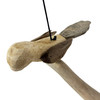 Hanging Bird Mobile Natural Driftwood Wood Sculpture 30 Inch Three Bird Decor Additional image