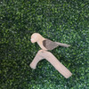 Hanging Bird Mobile Natural Driftwood Wood Sculpture 30 Inch Three Bird Decor Lifestyle image 3