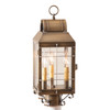 Irvin's Country Tinware Martha's Post Lantern in Weathered Brass Main image