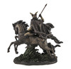 Bronzed Norse God Odin Riding Sleipner Statue Additional image