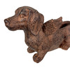 Flying Wiener Dog Planter 18" Brown, With Drain Hole, Rustic Garden Decor Additional image
