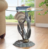 SPI Aluminum Shells and Seagrass End Table Additional image