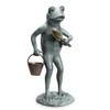 SPI Aluminum Green Thumb Frog Garden Sculpture Main image