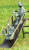 Bronze and Verdigris Finish Sliding Frogs Garden Statue Additional image