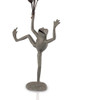 SPI Home Balloon Seller Frog Cast Aluminum Garden Sculpture 36.5 Inches High Additional image