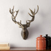 SPI Home Deer Head Wall Sculpture 17.0" x 13.5" x 11.5" Additional image