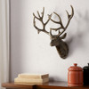 SPI Home Deer Head Wall Sculpture 17.0" x 13.5" x 11.5" Additional image