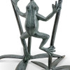 SPI Home Frog and Flower Trio Candleholder 18.5" x 12.0" x 9.0" Additional image