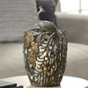 SPI Home Peacock and Leaves Candleholder 13.0" x 7.0" x 6.5" Additional image