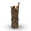 SPI Home Bird and Tree Trunk Vase 18.0" x 6.0" x 6.0" Additional image