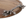 SPI Home Leaf and Berry Serving Tray 3.0" x 16.0" x 16.0" Additional image