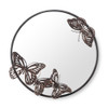 SPI Home Butterfly Round Wall Mirror 24.0" x 24.0" x 1.0" Additional image