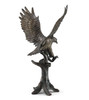 SPI Home Perching Eagle Garden Sculpture 23.5" x 18.5" x 11.0" Additional image