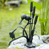 SPI Home Feeding Kingfisher Couple Sculpture 15.0" x 9.5" x 9.0" Additional image