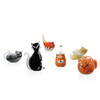 SPI Home Set of 6 Art Glass Cats 5.0" x 3.0" x 2.0" Main image