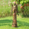 SPI Home Cast Iron Praying Angel Garden Sculpture 23 Inches High Main image