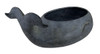 Distressed Finish Gray Whale Indoor/Outdoor Planter Statue Additional image