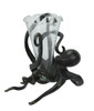 Antique Bronze Finish Fluted Octopus Bud Vase Main image