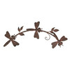18 Inch Metal Dragonfly Wall Art Indoor Outdoor Hanging Bug Sculpture Set of 2 Additional image