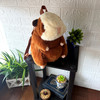 Women's Hamster Backpack Purse Brown Plush Mini Animal Bag Polyester 9 In Lifestyle image 2