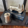 4 Piece Silver Aluminum Board Game Token Figurine Set Car Dog Top Hat Thimble Lifestyle image 3