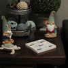 Blue Sand Dollar and Starfish Tic-Tac-Toe Game – Beach-Themed Accent Piece Lifestyle image 3