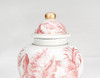 AAI Tropical Leaf Ginger Jar, Pink Additional image