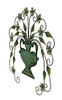 Scratch & Dent 31 Inch Metal Floral Vase Wall Hanging Additional image