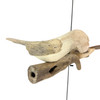 Hanging Bird Mobile Natural Driftwood Wood Sculpture 30 Inch Three Bird Decor Additional image