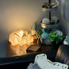 Squamosa Clam Accent Lamp Resin Shell Table Light 13" White Coastal Décor Lifestyle image 4
