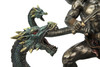 Bronze Finished Hercules Battling Hydra Statue Labors of Heracles Additional image