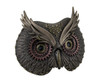 Metallic Bronze Steampunk Owl Head Wall Mask Main image