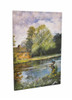 Fly Fishing on the River Printed Canvas 36 in. X 24 in. Main image