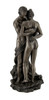 The Lovers Bronze Finished Loving Touching Couple Nude Statue Main image