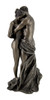 The Lovers Bronze Finished Loving Touching Couple Nude Statue Additional image