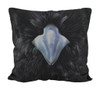 18 in. Black Raven Face Decorative Throw Pillow Main image