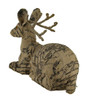 Scratch & Dent Postcard Print Brown Burlap Deer Statue Additional image