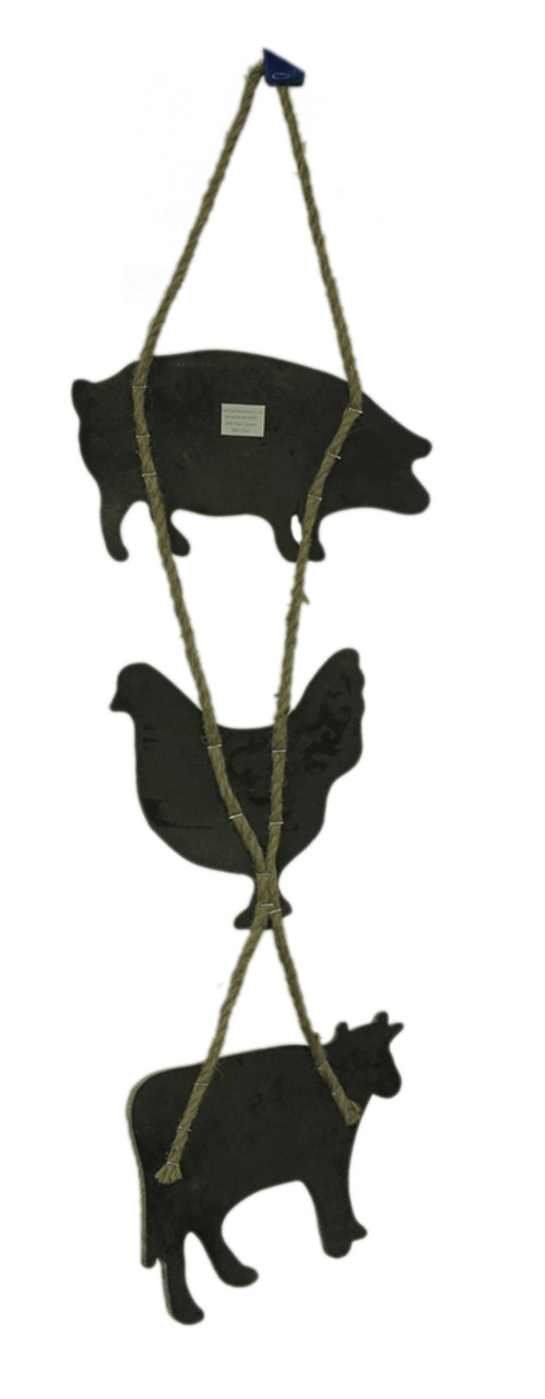 A B Home 42089 10x35 5 Inch Farm Animals Wall Art