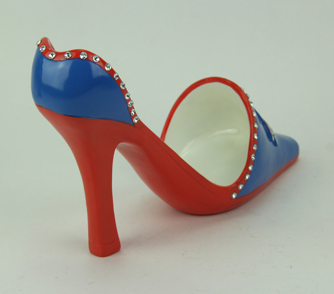 Okc Oklahoma City Thunder Classic High Heel Shoe Wine Bottle