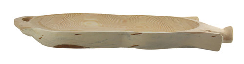 Hand Carved Wooden Pig Platter Decorative Serving Tray 24 inch Additional image