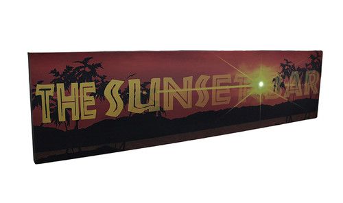 The Sunset Bar LED Lighted Canvas Wall Hanging Main image