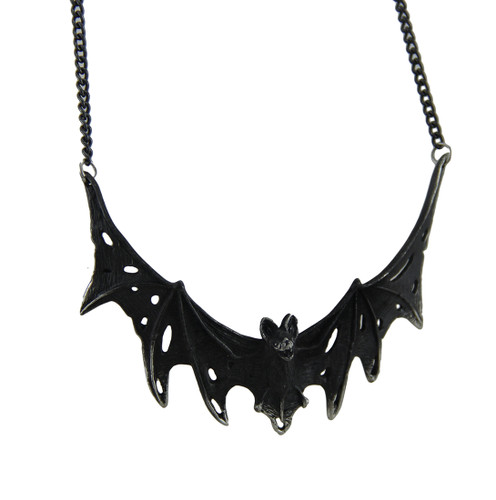 Alchemy Gothic Villa Diodati Swooping Bat Necklace Main image