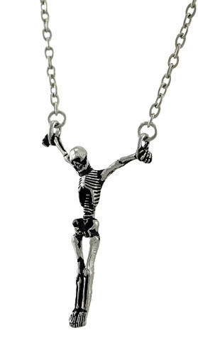 Alchemy Gothic Lost Soul Skeleton Necklace Main image