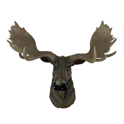 North American Moose Head Bust Wall Hanging Main image